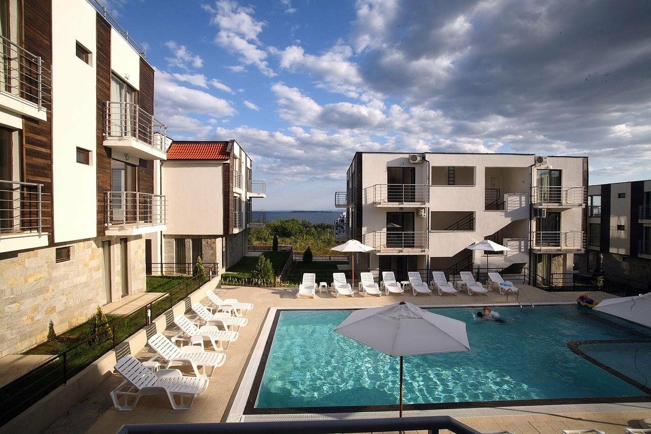 New Line Village Apartments Sunny Beach Dış mekan fotoğraf
