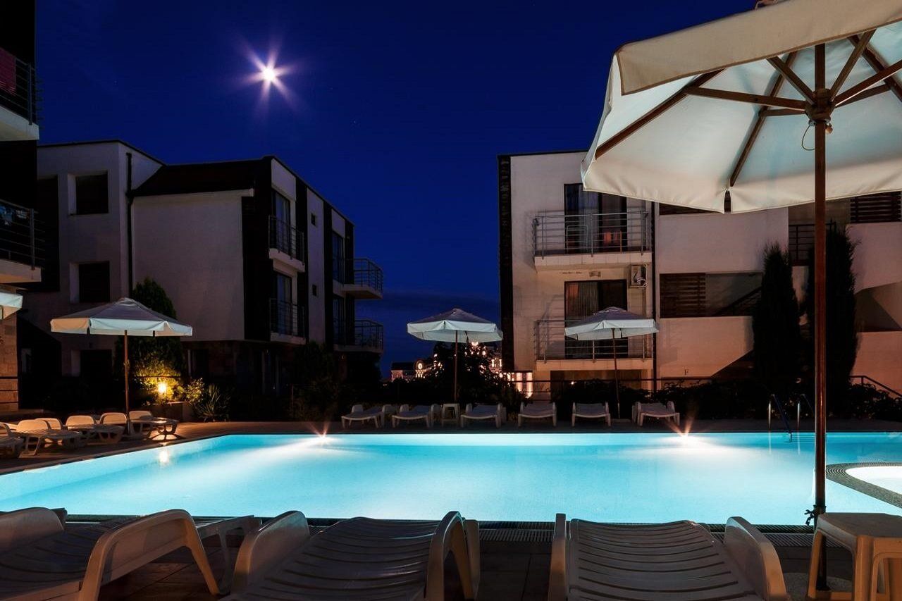New Line Village Apartments Sunny Beach Dış mekan fotoğraf
